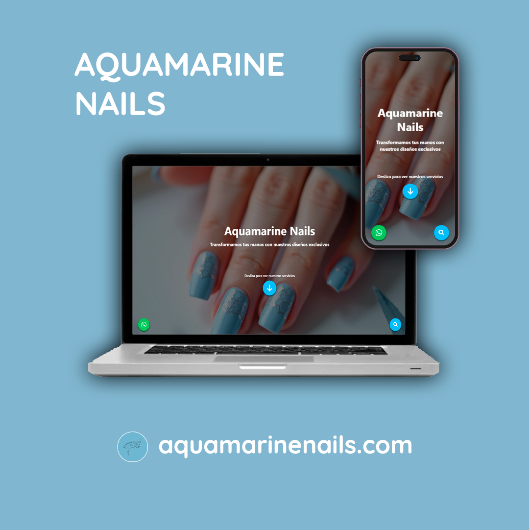Aquamarine Nails